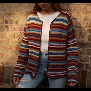 Rainbow knitted cardigan ✨🌈✨